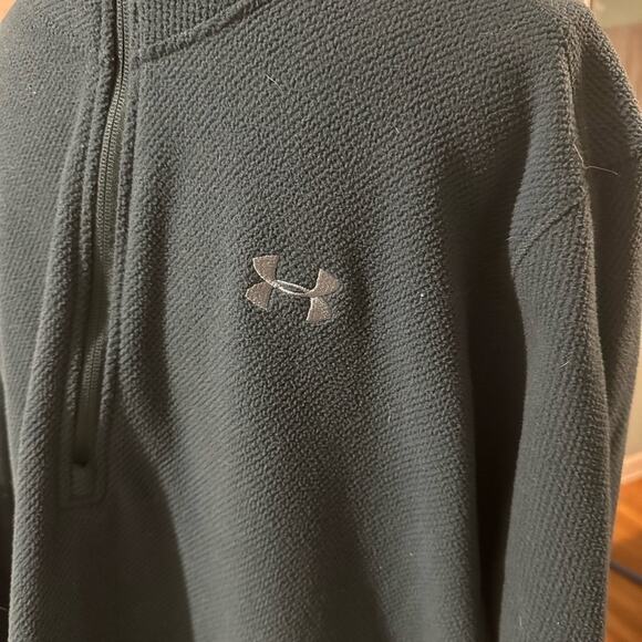 Under Armour Turquoise Half-Zip Fleece Sweater | Cozy Sport Layer - Picture 4 of 10